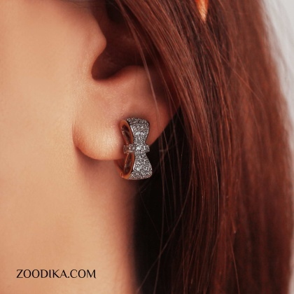 گوشواره زنانه ژوپینگ مدل پاپیون کد S1AAC-3 گوشواره زنانه ژوپینگ مدل پاپیون کد S1AAC-3