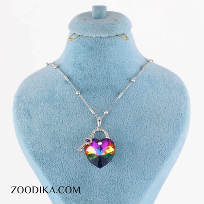 گردنبند زنانه سواروسکی مدل قلب کد AAB-60 گردنبند زنانه سواروسکی مدل قلب کد AAB-60