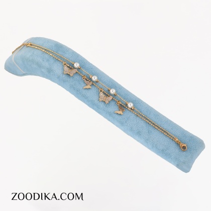 دستبند زنجیری ژوپینگ خفن پروانه ای دستبند زنجیری ژوپینگ خفن پروانه ای