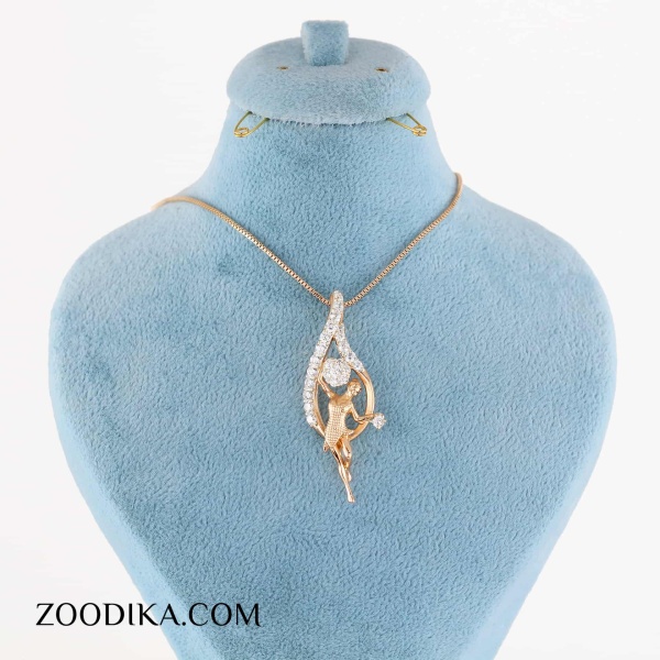گردنبند زنانه ژوپینگ مدل بالرین کد AAB-66 گردنبند زنانه ژوپینگ مدل بالرین کد AAB-66