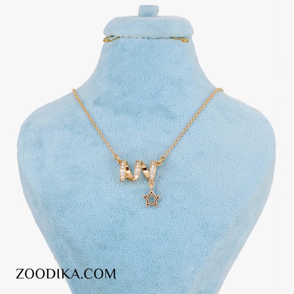 گردنبند دخترانه پیچ پیچی ژوپینگ گردنبند دخترانه پیچ پیچی ژوپینگ