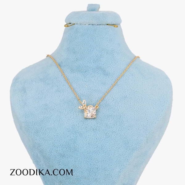 گردنبند دخترانه ژوپینگ پروانه ای گردنبند دخترانه ژوپینگ پروانه ای